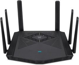 Roteador Acer Predator Connect W6x Wi-Fi 6 AX6000 de banda dupla Quad-core A53