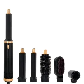 Kit de Secador e Modelador Tucano TC-S51 - 5 em 1 - 1200W - Preto e Dourado