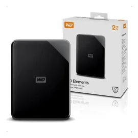 HD externo Western Digital WD Elements SE WDBJRT0020BBK 2TB preto